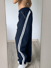 Baggy-Jogginghose mit Seitenstreifen